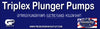 GP TRIPLEX PLUNGER PUMPS - ELECTRIC FLANGE - HOLLOW SHAFT