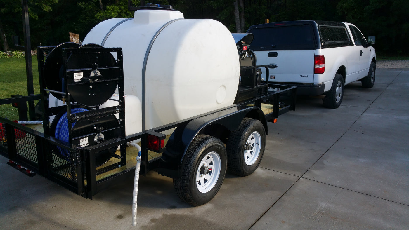 5.5 GPM PRESSURE WASH HOT WATER TRAILER - 6 x 12 DUAL AXLE (7835.01) – North  American Pressure Wash Outlet
